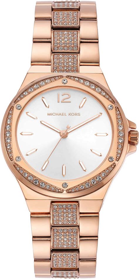 Michael Kors Analog Rose Gold Dial Women's Watch.